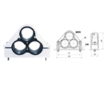 JGP型高压电缆固定夹