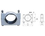 JGW型高压电缆固定夹